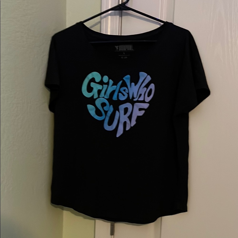 Grey Graphic Short Sleeve Tee with Blue Highlights